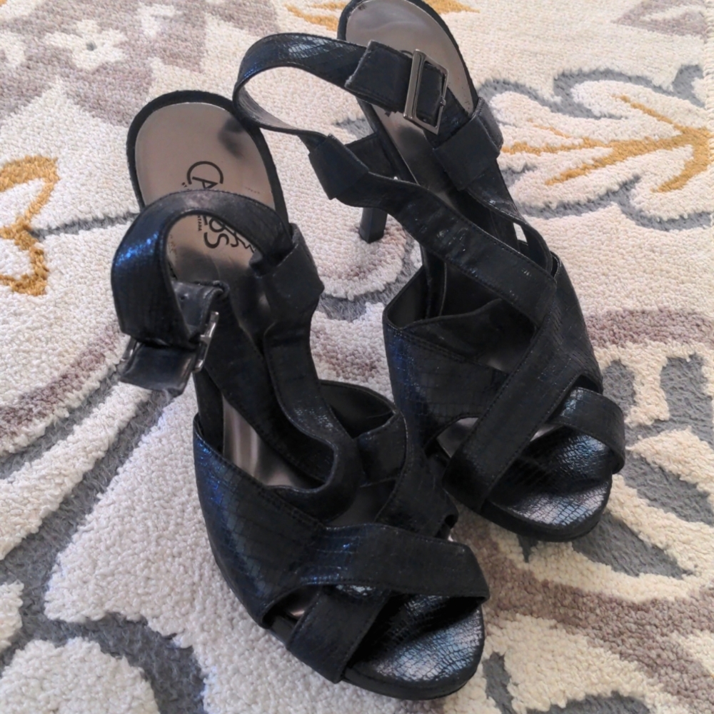 Leather heels